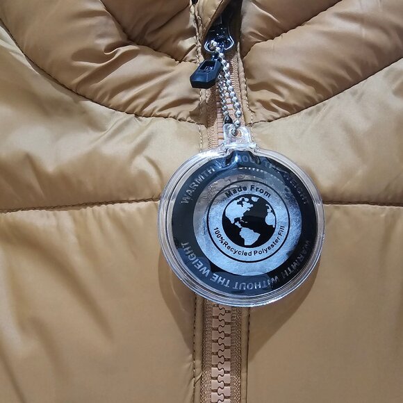 Swiss Tech Mens Puffer Vest Performance Gear Size S,M, L, XL, 2XL, 3XL Brown Zip - Picture 6 of 10